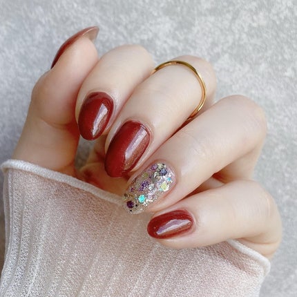 カラフルネイルズ N86 サンドストーン/キャンメイク/マニキュアを使ったクチコミ(2枚目)