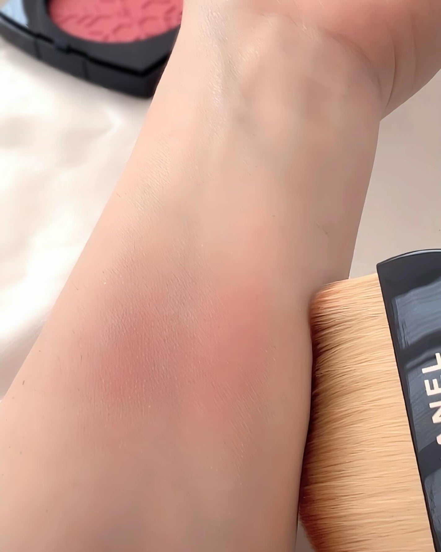 レ ベージュ ヘルシー グロウ ブラッシュ/CHANEL/パウダーチークを使ったクチコミ(4枚目)