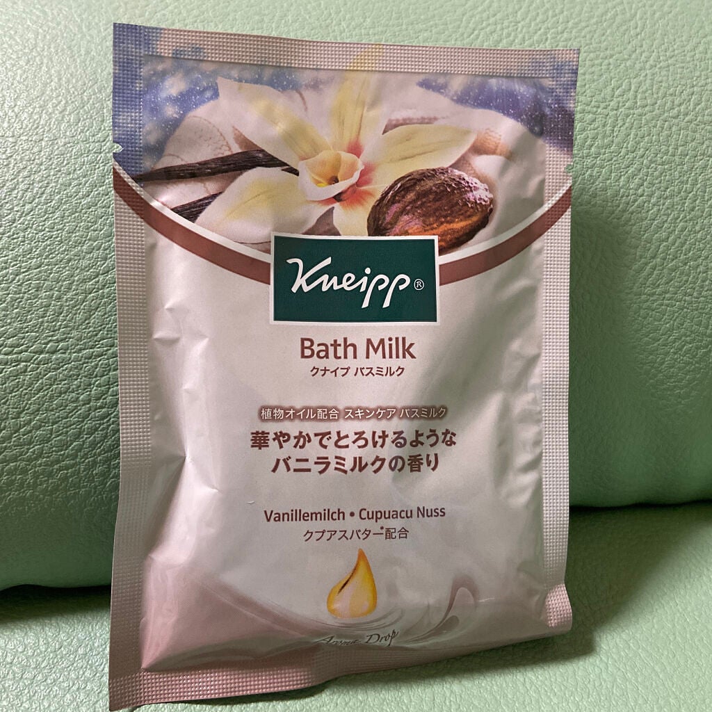 クナイプ バスミルク バニラミルクの香り/クナイプ/入浴剤を使ったクチコミ(1枚目)