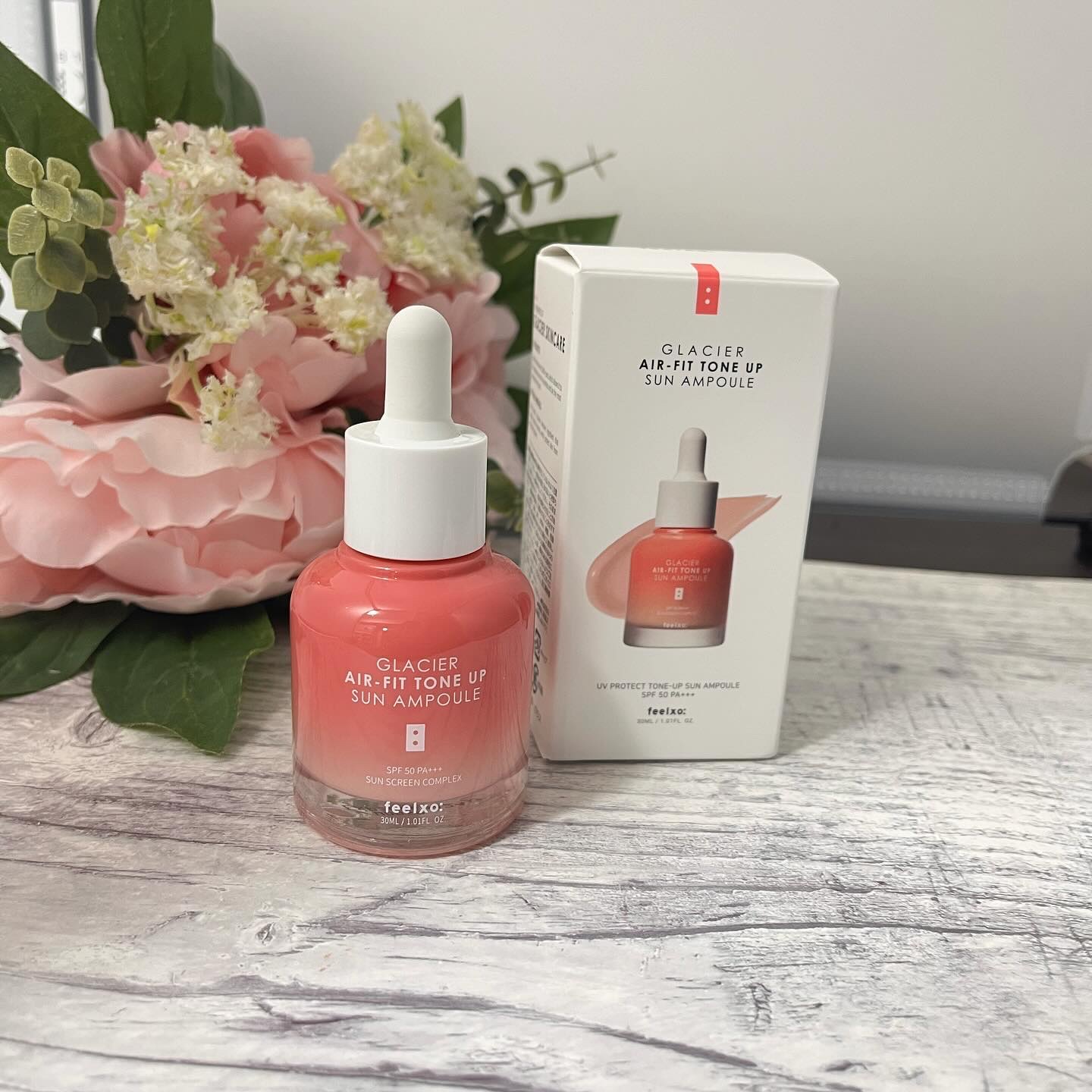 ピルソ グラシアエアフィットトーンアップサンアンプル SPF50 PA+++/feelxo/化粧下地を使ったクチコミ（1枚目）