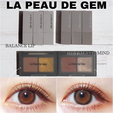 THE PALLET MIND/la peau de gem./パウダーアイシャドウを使ったクチコミ（1枚目）