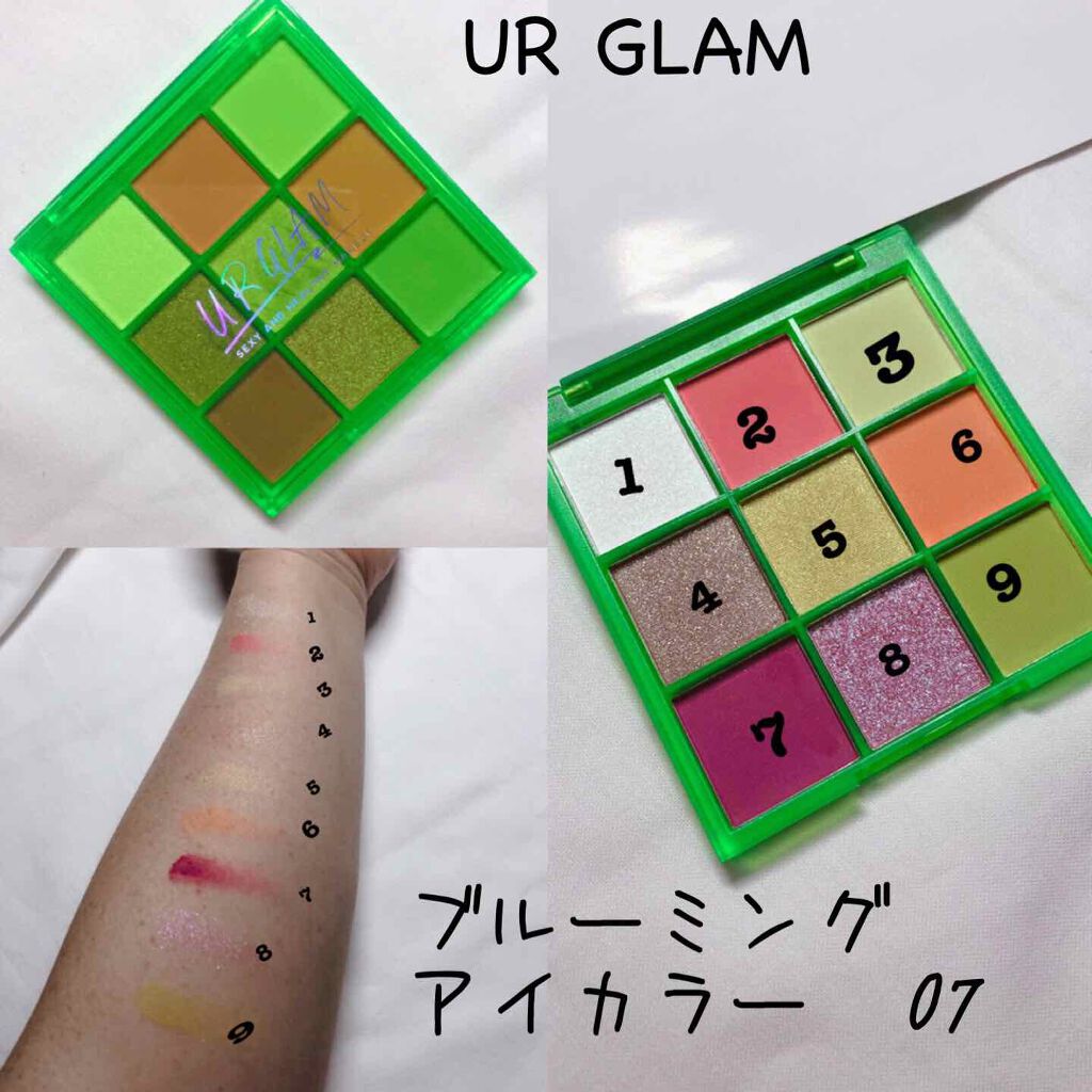 UR GLAM　BLOOMING EYE COLOR PALETTE/U R GLAM/アイシャドウパレットを使ったクチコミ（1枚目）