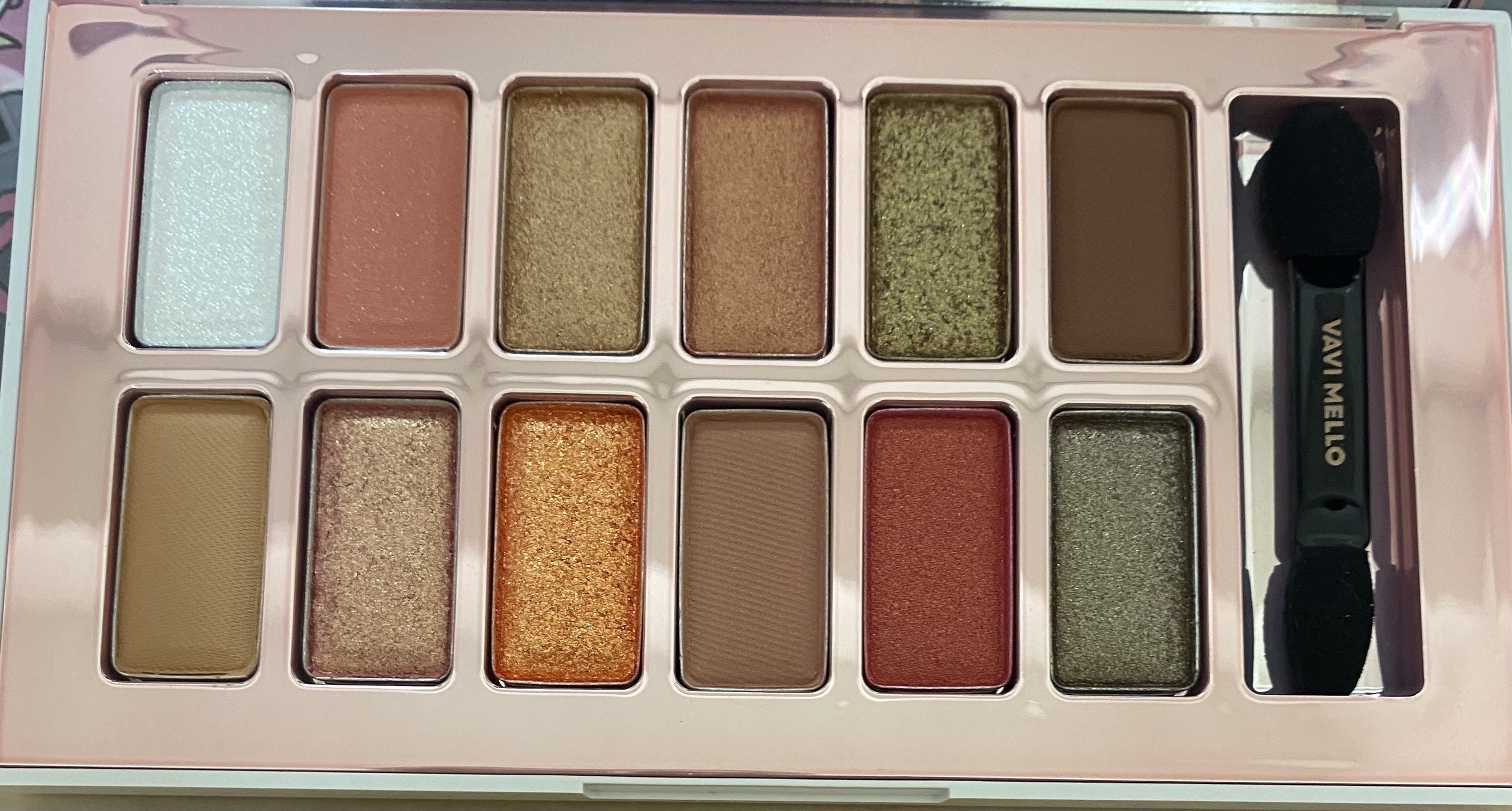 バレンタインボックス2 ピーチパレット/VAVI MELLO/アイシャドウパレットを使ったクチコミ（2枚目）