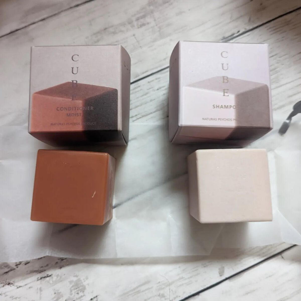  CUBEコンディショナー MOIST –milky leafの⾹り/Naturas Psychos Product/コンディショナー単品を使ったクチコミ（2枚目）