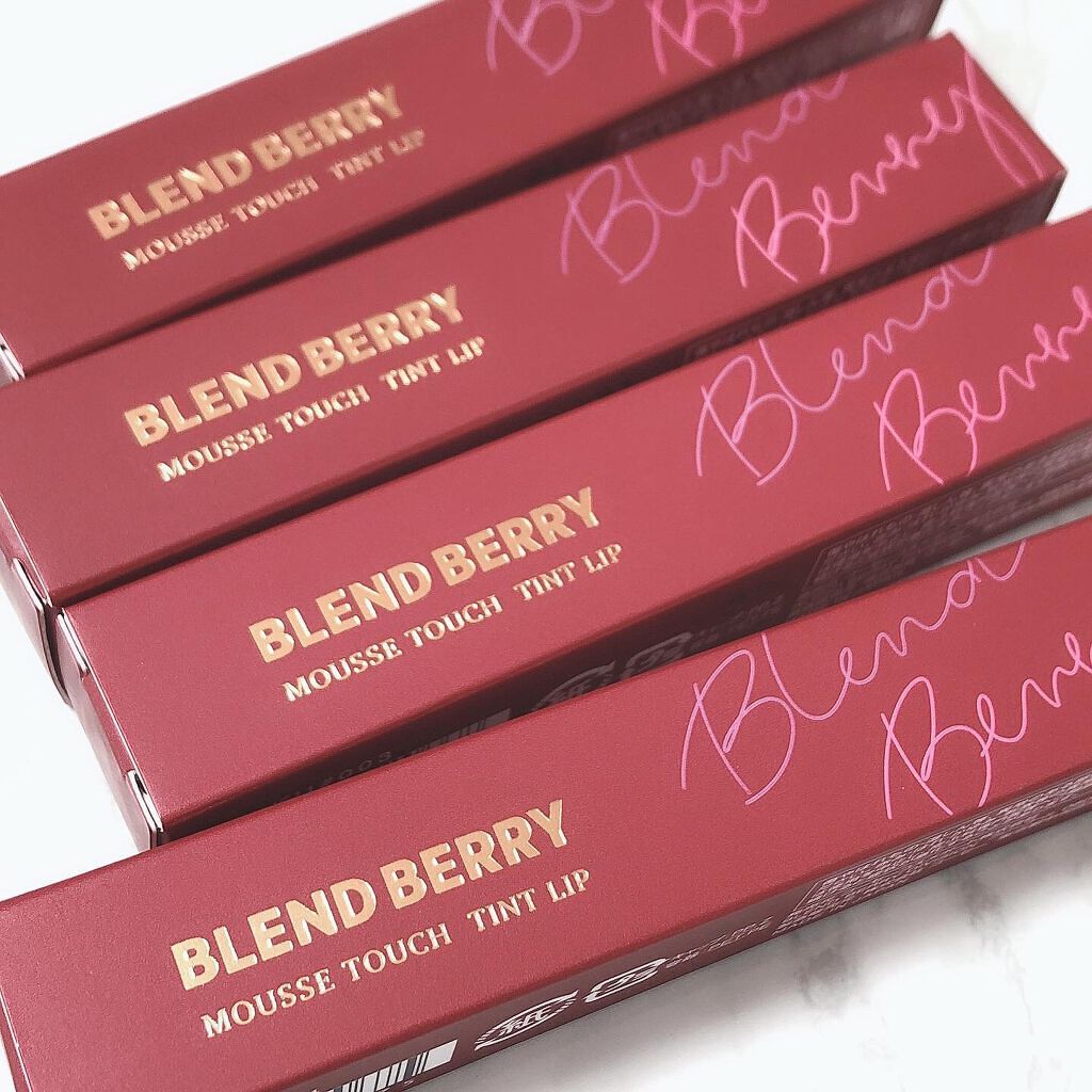 ムースタッチティントリップ /BLEND BERRY/リップティントを使ったクチコミ(6枚目)
