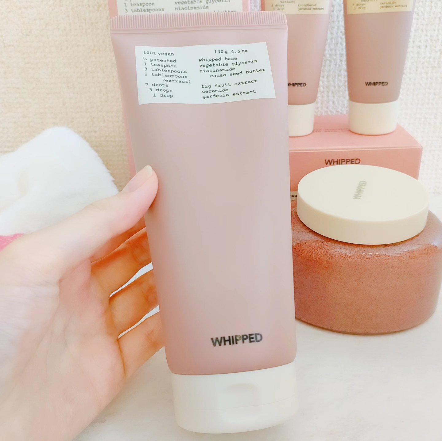 ヴィーガンパッククレンザーチューブ/WHIPPED/洗顔フォームを使ったクチコミ（3枚目）