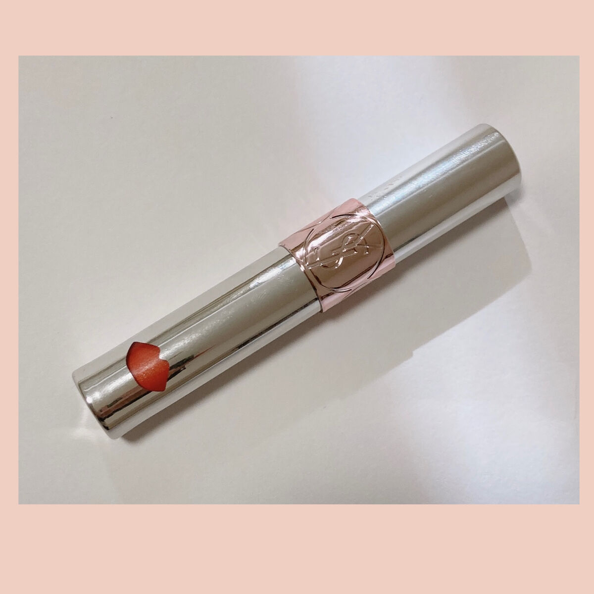 YVES SAINT LAURENT BEAUTE
ヴォリュプテ ウォーター カラーバーム
03　ショーミーピーチ
¥4400


コーラルピンクに細かいゴールドっぽい
パールが入っていて、ほんのり光沢のある
発色をするウォーターカラーバー