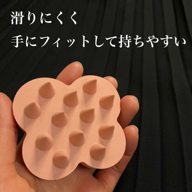 uka scalp brush kenzan medium uka store gentei yokohama pink/uka/頭皮ケアを使ったクチコミ（3枚目）