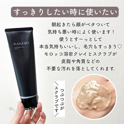 スクラビング マッド ウォッシュ/KANEBO/洗顔フォームを使ったクチコミ(7枚目)