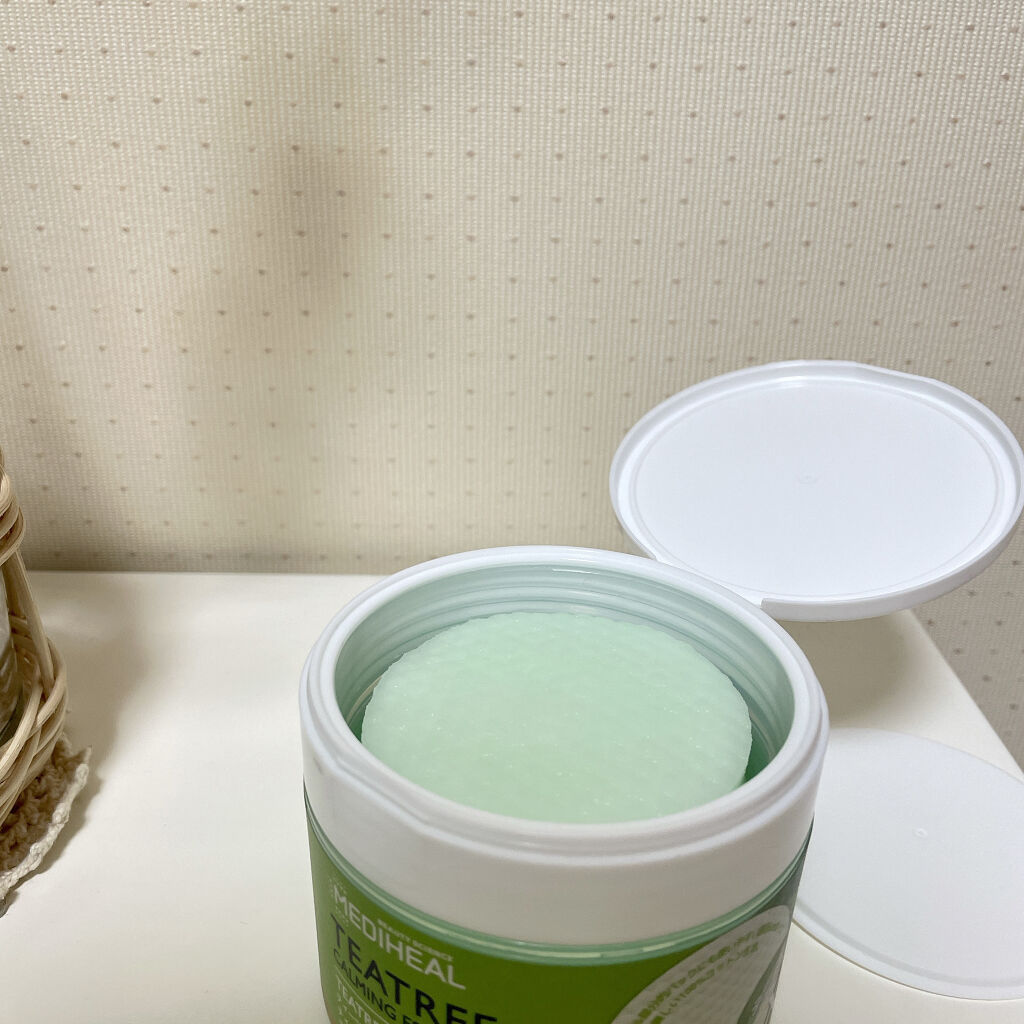 ティーツリーカーミングエッセンスパッド/MEDIHEAL/トナーパッドを使ったクチコミ（2枚目）