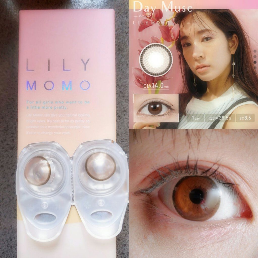 LILY MOMO/LILY ANNA/カラーコンタクトレンズを使ったクチコミ（1枚目）