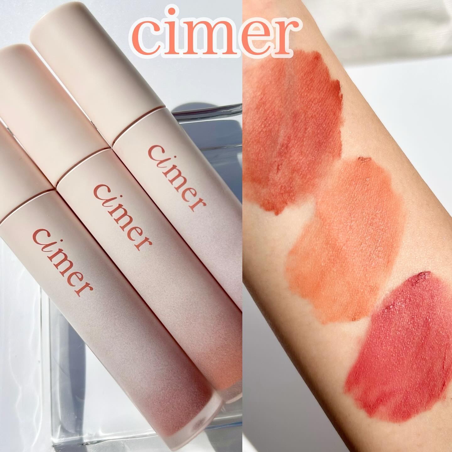 レアスフレティント/cimer/リップティントを使ったクチコミ（2枚目）