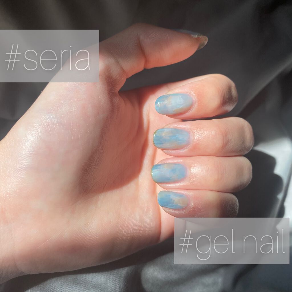 ジェルネイル（ライト対応）/セリア/ジェルネイルを使ったクチコミ（1枚目）