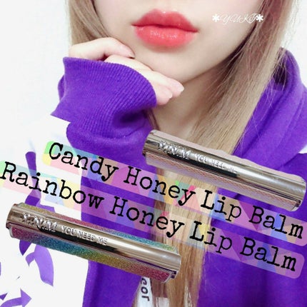 YNM レインボーハニーリップバーム/YNM/リップバームを使ったクチコミ(1枚目)