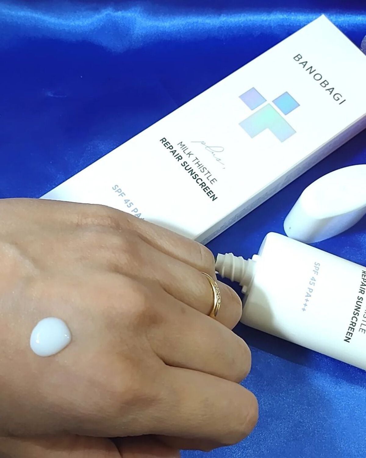 ミルクシスルリペアシカサンスクリーンプラス/BANOBAGI/日焼け止めミルクを使ったクチコミ(6枚目)