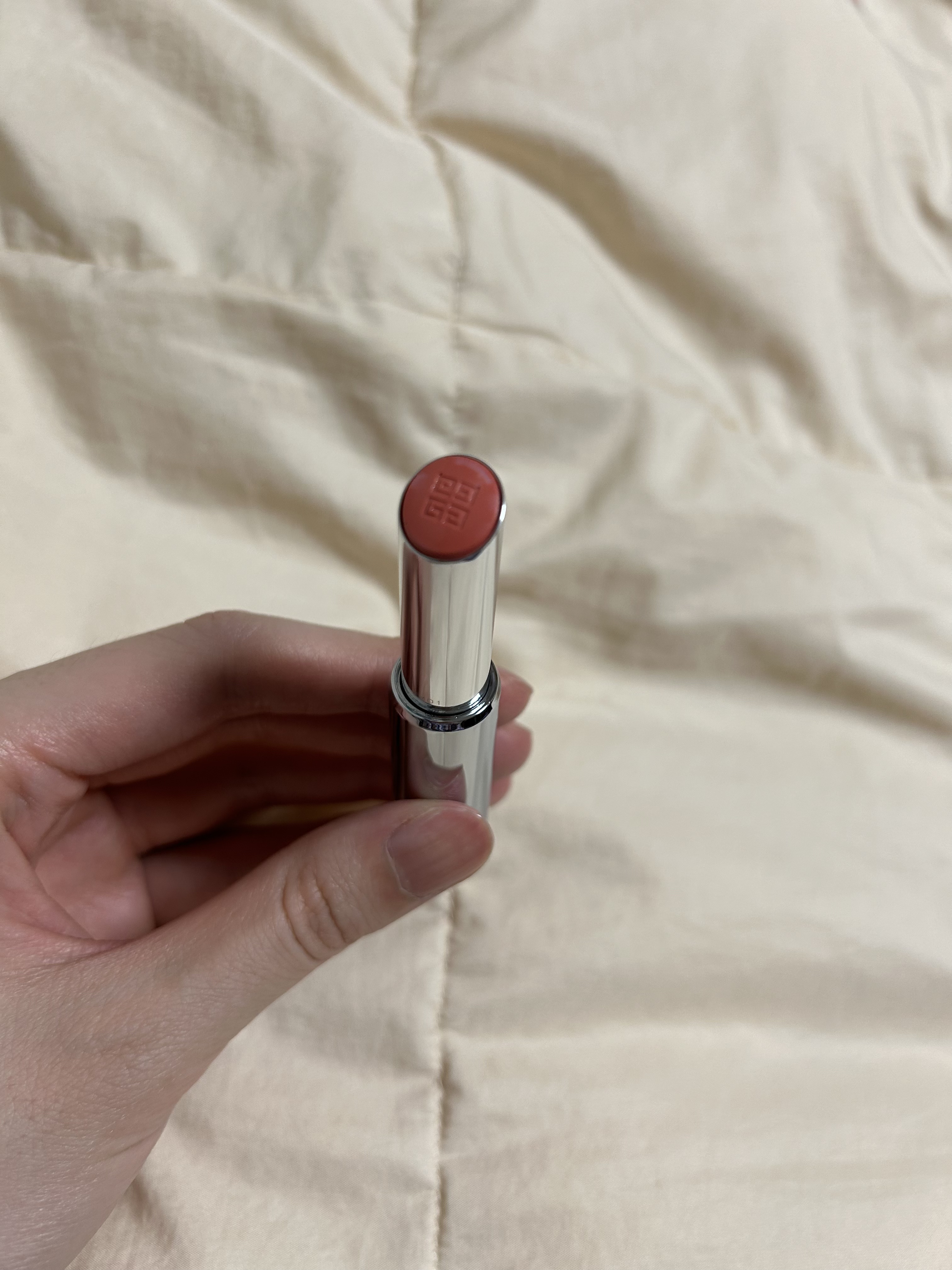 ローズ・パーフェクト No.108 ピンク・ヌード/GIVENCHY/リップバームを使ったクチコミ（3枚目）