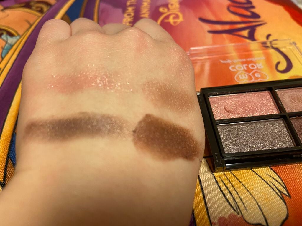 CHEER me COLOR アイシャドウ/セリア/アイシャドウパレットを使ったクチコミ(2枚目)