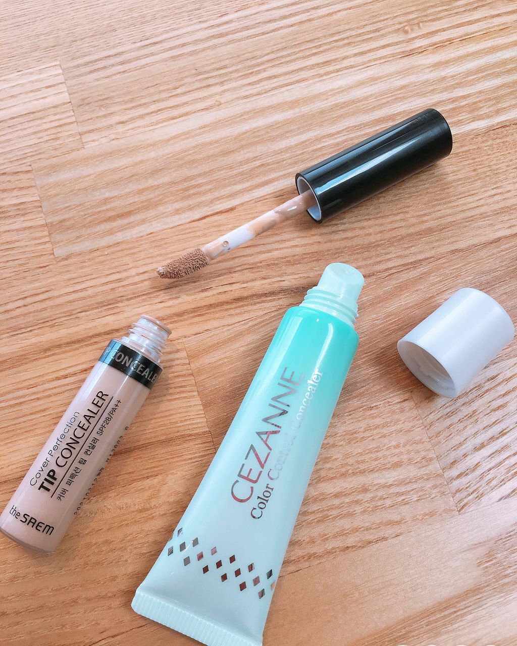 カバーパーフェクション チップコンシーラー/the SAEM/リキッドコンシーラーを使ったクチコミ(2枚目)