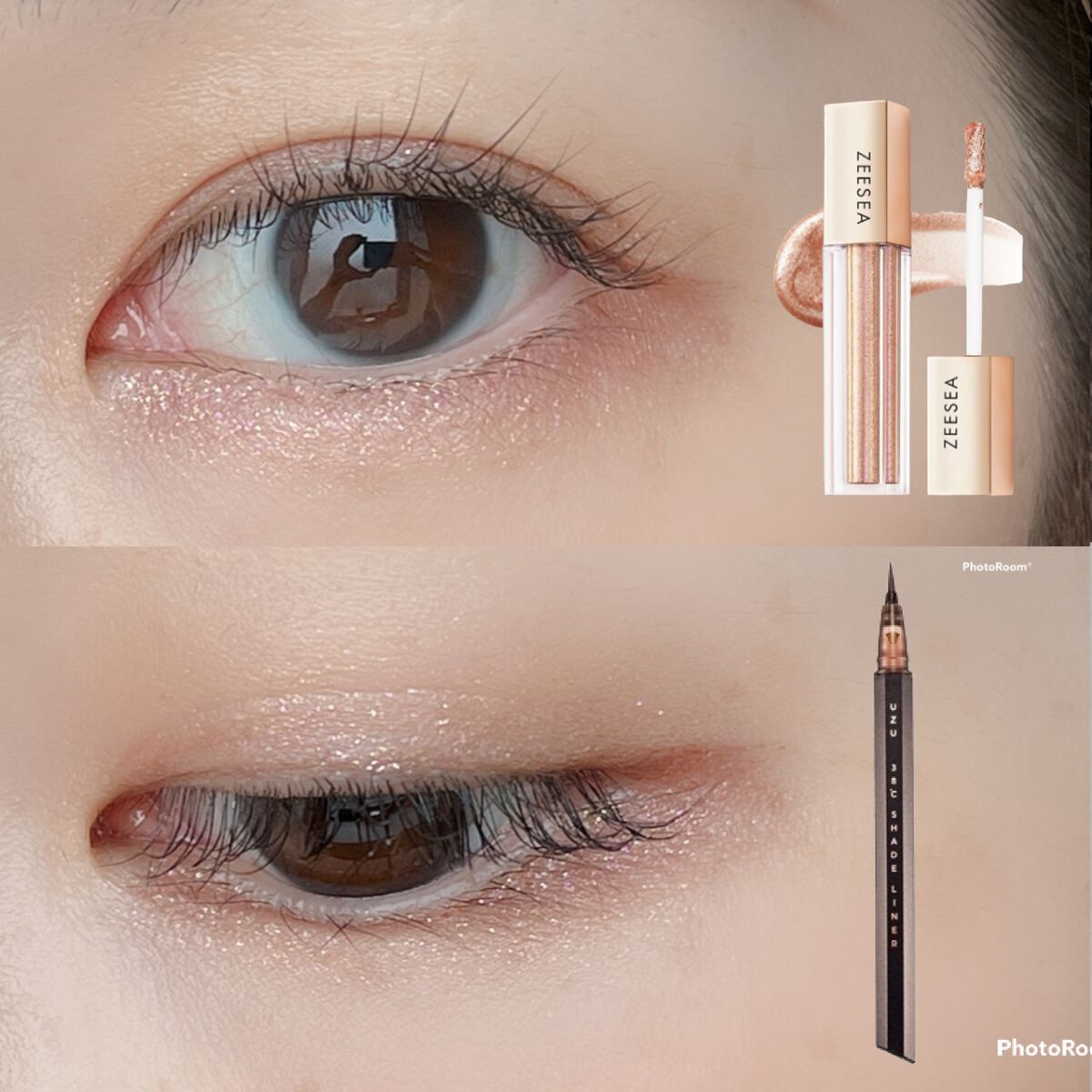 ダイヤモンドシリーズ 星空リキッドアイシャドウ/ZEESEA/リキッドアイシャドウを使ったクチコミ（1枚目）