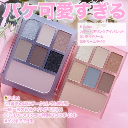 アイシャドウパレット/Healus/アイシャドウパレットを使ったクチコミ(2枚目)