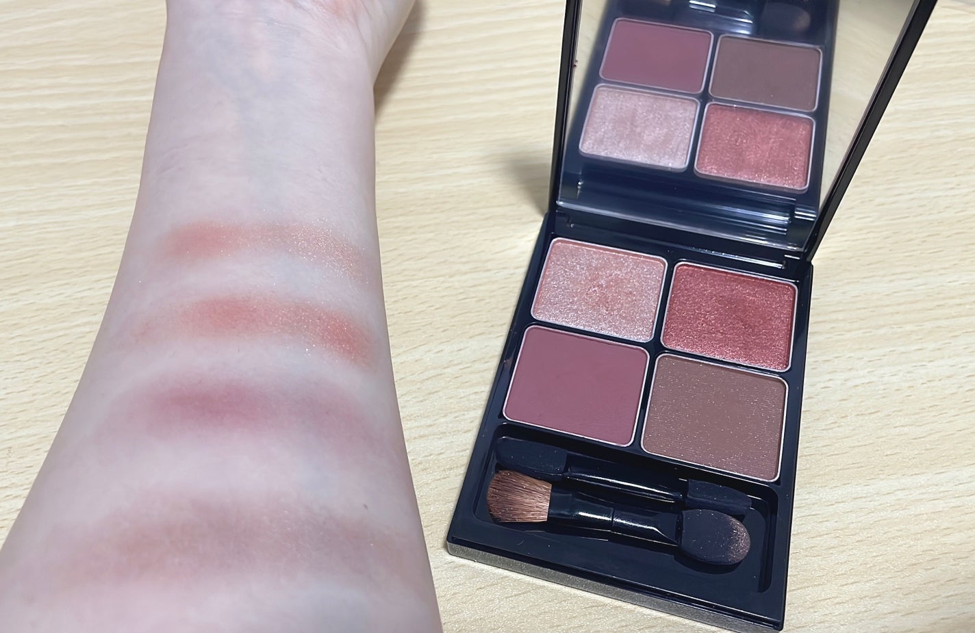 &be パレットアイシャドウ/&be/アイシャドウパレットを使ったクチコミ(2枚目)