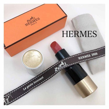 💌 HERMES
エルメス
ルージュ エルメス
ルージュ ア レーヴル サティネ
21 ローズ・エピセ サテン

¥ 7,200 （without tax）

阪急うめだ本店で購入しました、エルメスのリ