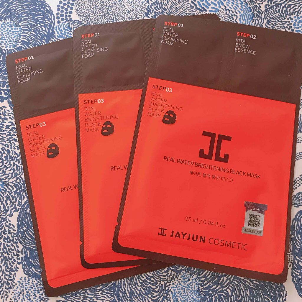 ジェイジュン ブラック水光マスク/JAYJUN/シートマスク・パックを使ったクチコミ(2枚目)