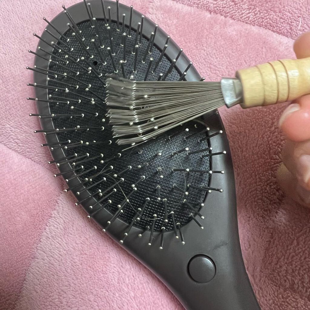 ヘアブラシクリーナー/マペペ/ヘアケアグッズを使ったクチコミ(2枚目)