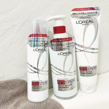 ロレアル パリ ボンド リペア シャンプー/コンディショナー/ロレアル パリ/市販シャンプーを使ったクチコミ(1枚目)