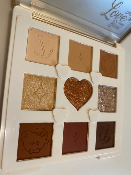 Love Bear 9色 アイシャドウパレット/FlowerKnows/アイシャドウパレットを使ったクチコミ(5枚目)