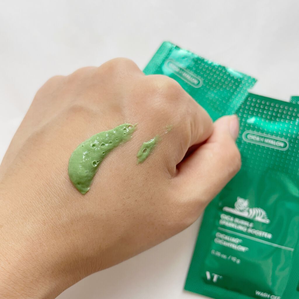 CICA バブルスパークリングブースター/VT/洗い流すパック・マスクを使ったクチコミ（2枚目）