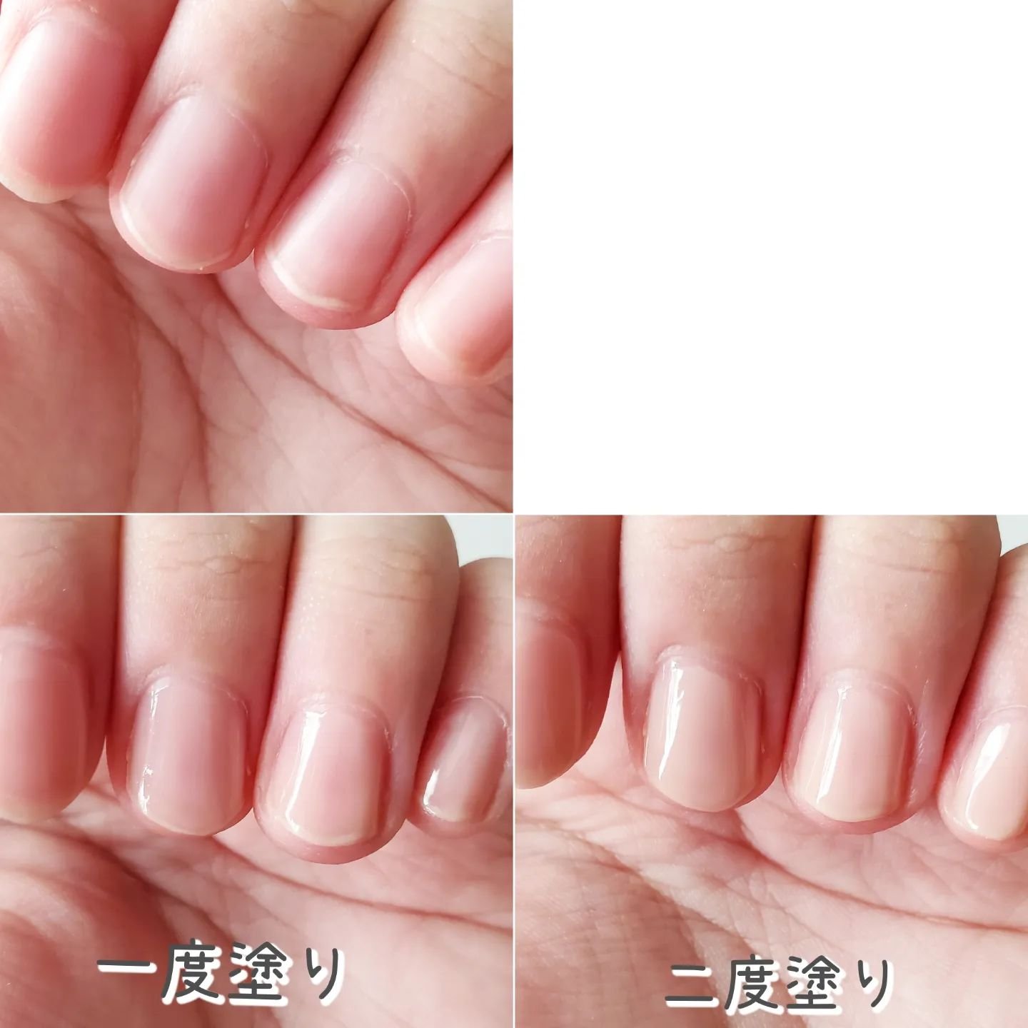 ネイルホリック つめ用ファンデ/ネイルホリック/ネイルトップコートを使ったクチコミ（2枚目）