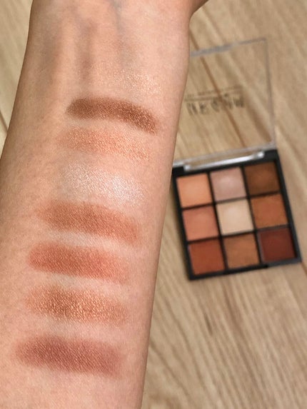 UR GLAM BLOOMING EYE COLOR PALETTE/U R GLAM/アイシャドウパレットを使ったクチコミ(3枚目)