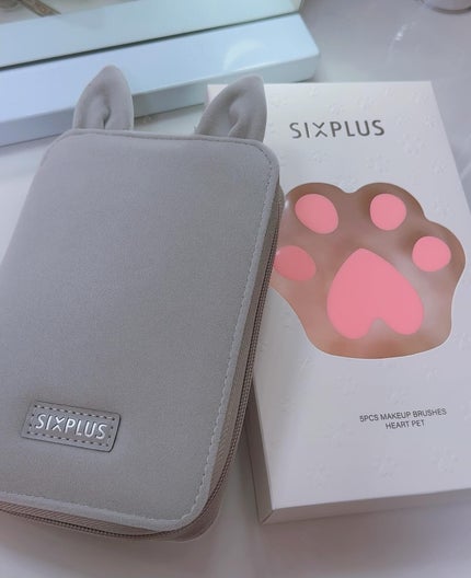 SIXPLUS メイクブラシ5本セット ハートペット/SIXPLUS/メイクブラシを使ったクチコミ(3枚目)