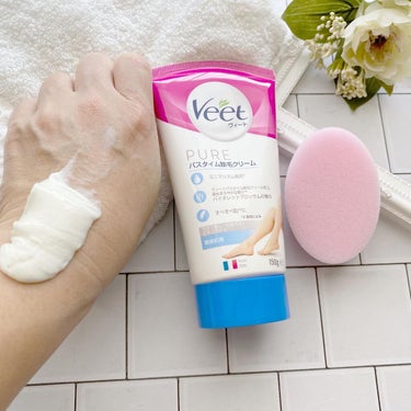 ヴィートピュアバスタイム除毛クリーム 敏感肌用/Veet/除毛クリームを使ったクチコミ（4枚目）