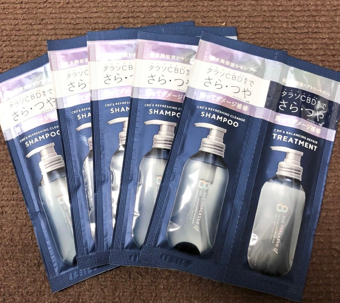 エイトザタラソ ユー CBD&リフレッシング クレンズ 美容液シャンプー/CBD&バランシング ダメージリペア 美容液ヘアトリートメント/エイトザタラソ/市販シャンプーを使ったクチコミ(1枚目)