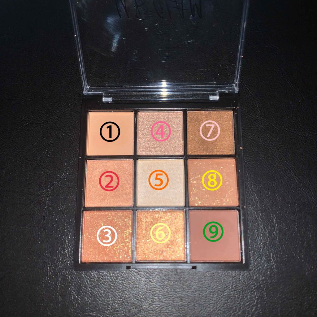 UR GLAM　BLOOMING EYE COLOR PALETTE/U R GLAM/アイシャドウパレットを使ったクチコミ（2枚目）