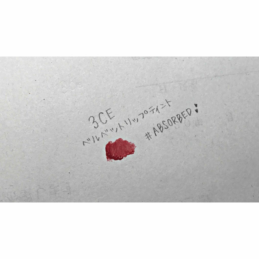 3CE ベルベット リップティント/3CE/リップティントを使ったクチコミ(2枚目)