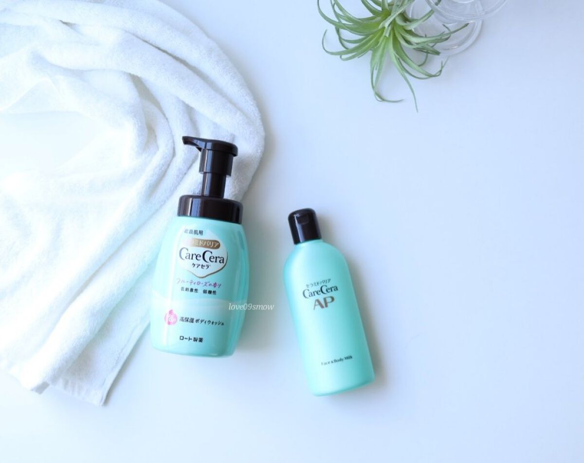 泡の高保湿ボディウォッシュ フルーティローズの香り/ケアセラ/ボディソープを使ったクチコミ（1枚目）