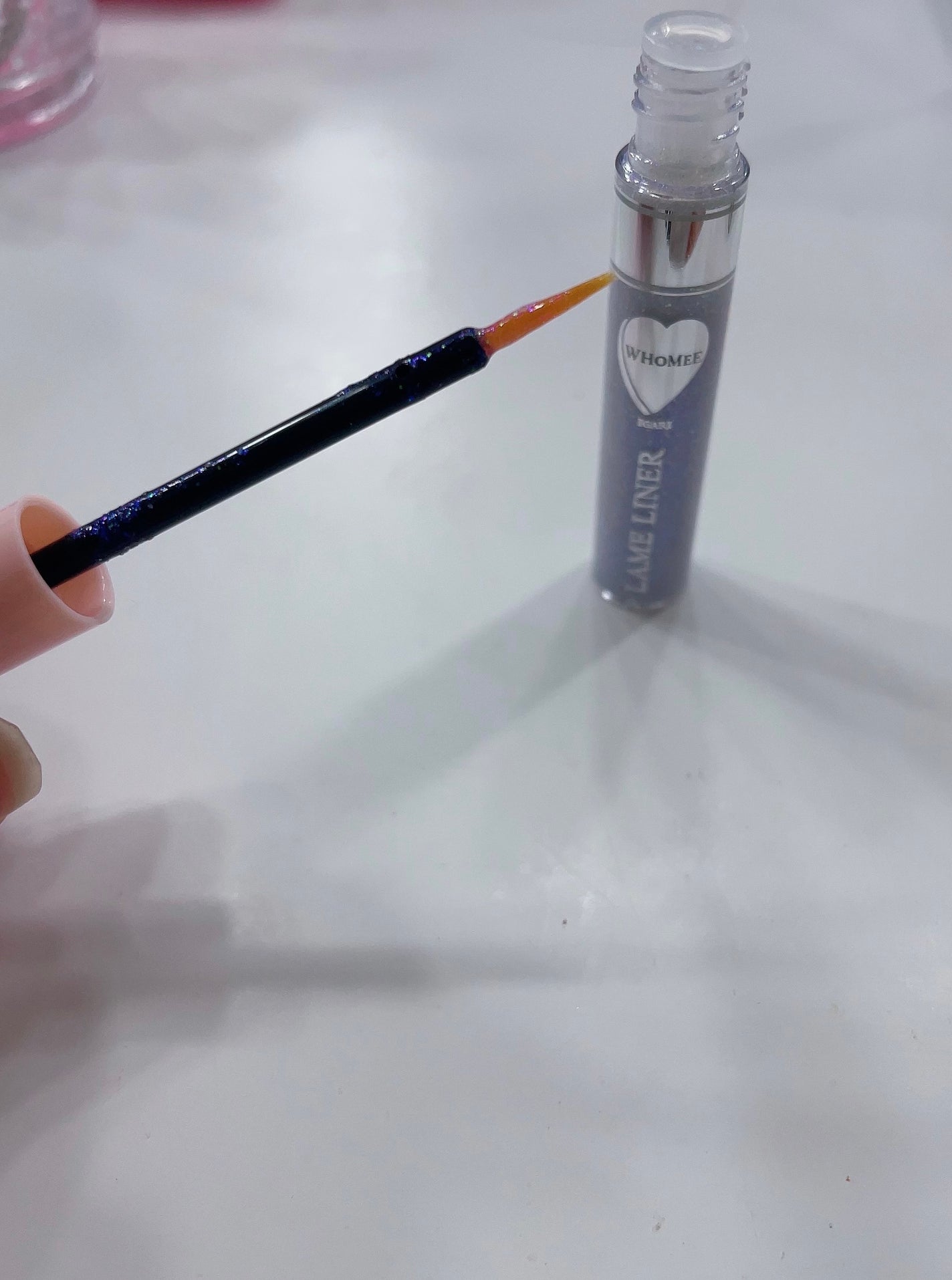 フーミー キララメライナー/WHOMEE/リキッドアイシャドウを使ったクチコミ(2枚目)