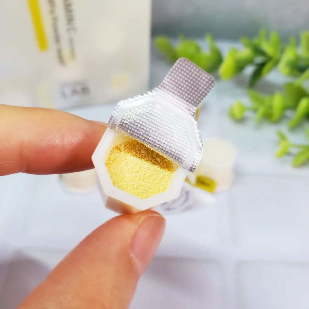 V 酵素洗顔パウダー/unlabel/洗顔パウダーを使ったクチコミ（3枚目）