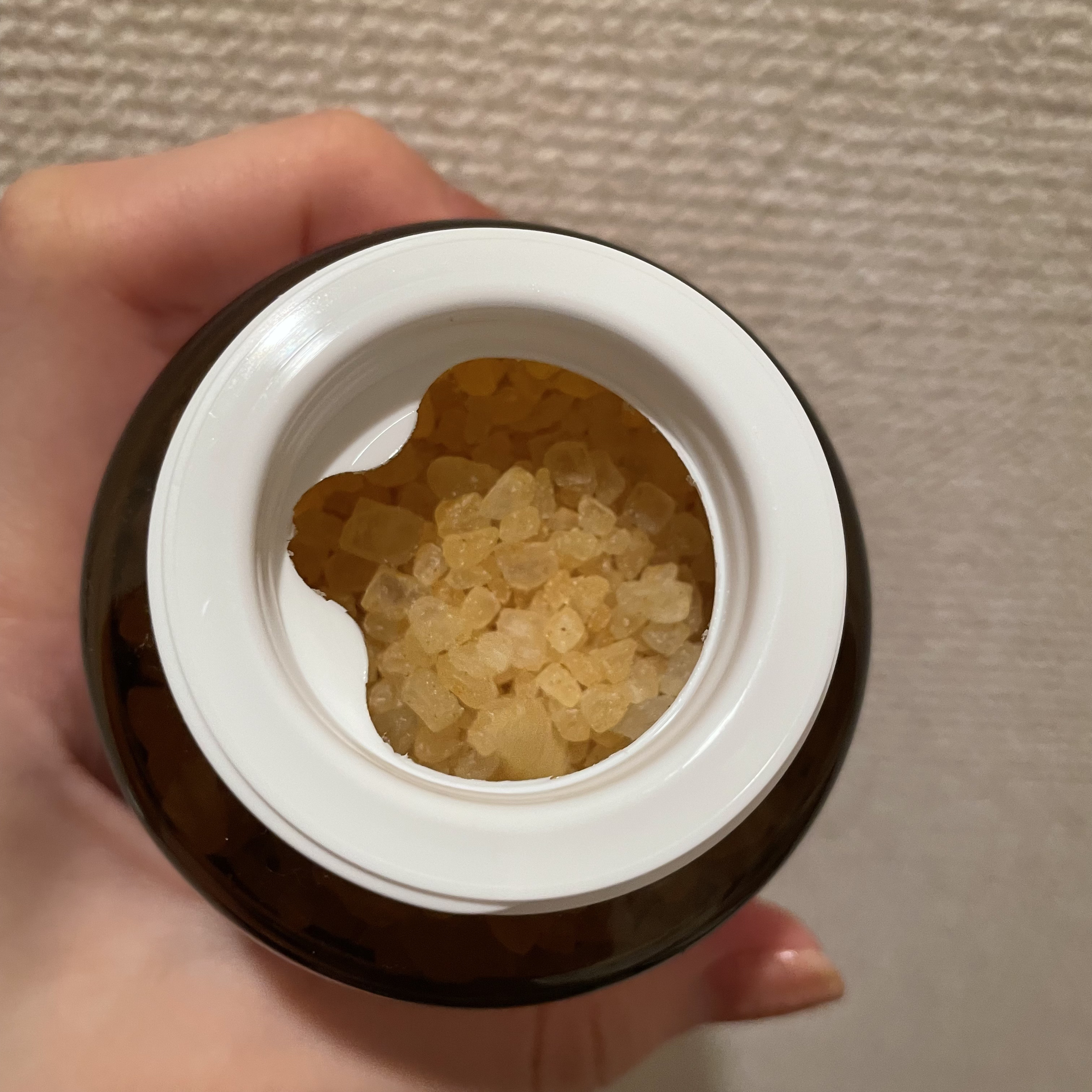 ハーバルバスソルト ユズ/ビワ葉/MARKS&WEB/入浴剤を使ったクチコミ（3枚目）