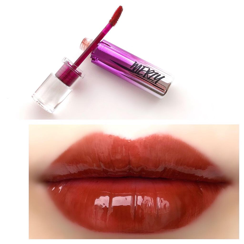 オーロラ デュイ ティント/MERZY/リップティントを使ったクチコミ(2枚目)