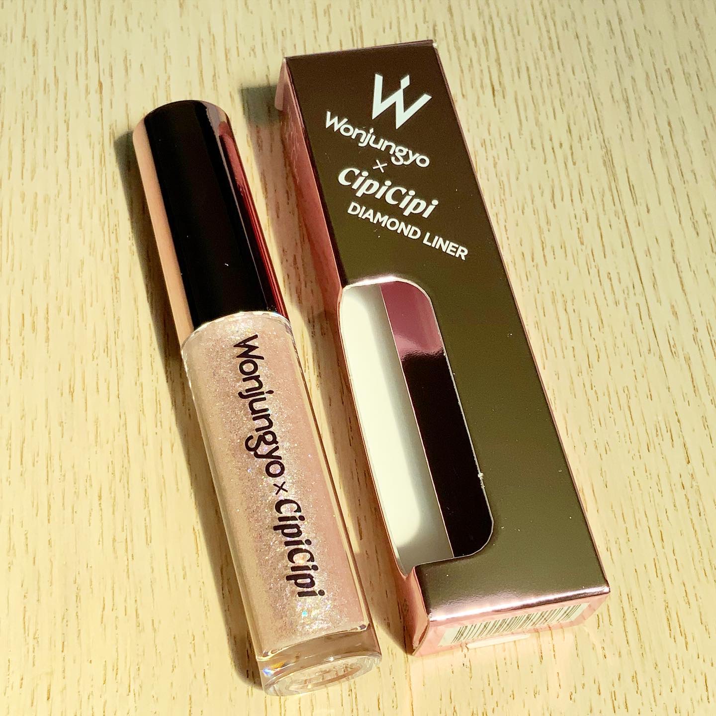 ウォンジョンヨ　ダイヤモンドライナー/Wonjungyo/リキッドアイシャドウを使ったクチコミ（1枚目）