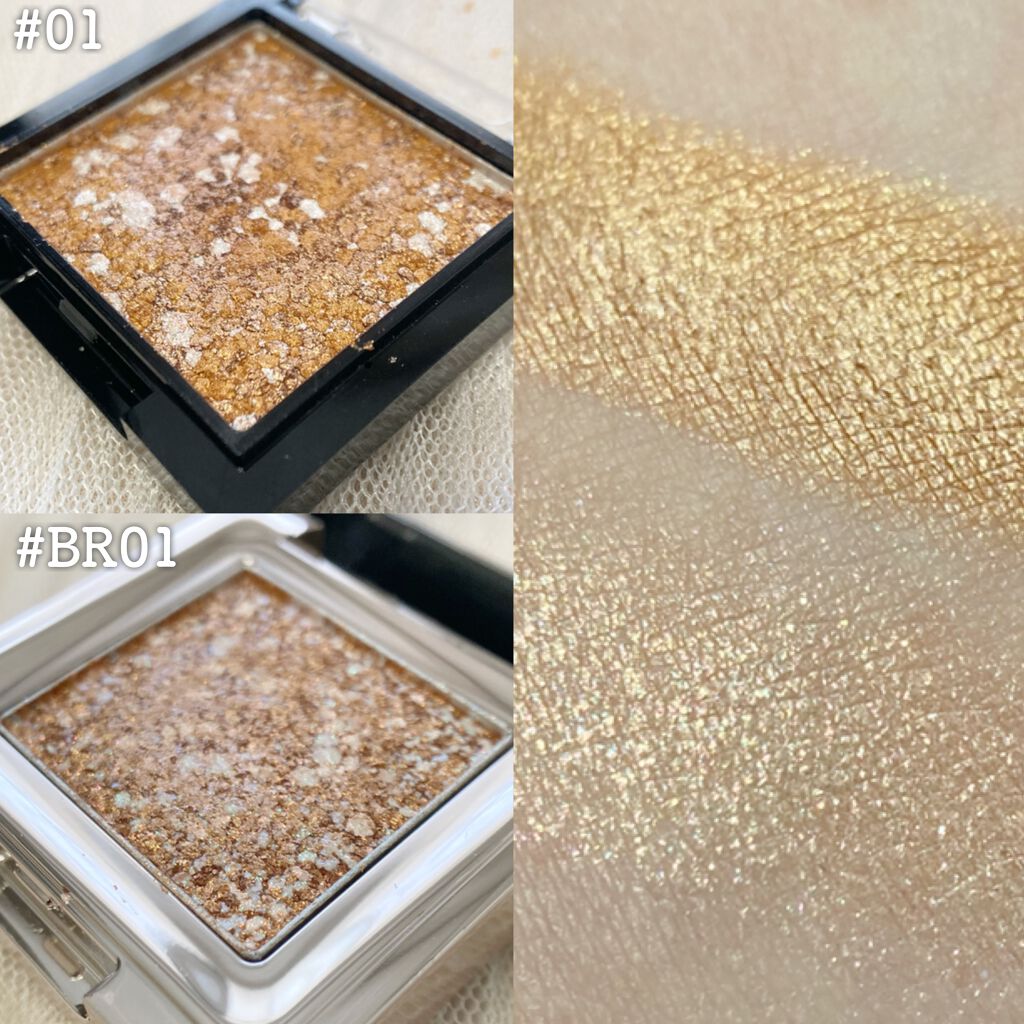 グリッタープリズム シャドウ/MISSHA/グリッターを使ったクチコミ（2枚目）