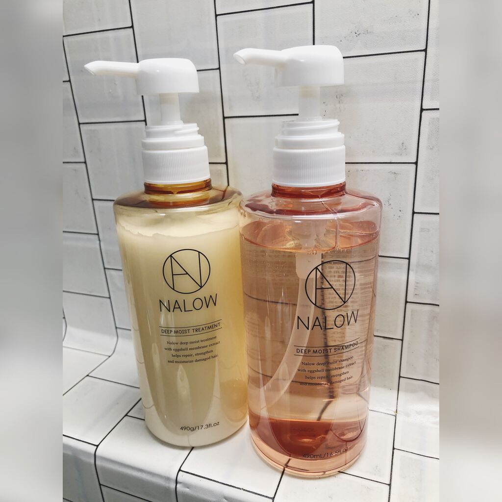 ディープモイスト シャンプー／トリートメント シャンプー490ml/NALOW/市販シャンプーを使ったクチコミ（2枚目）