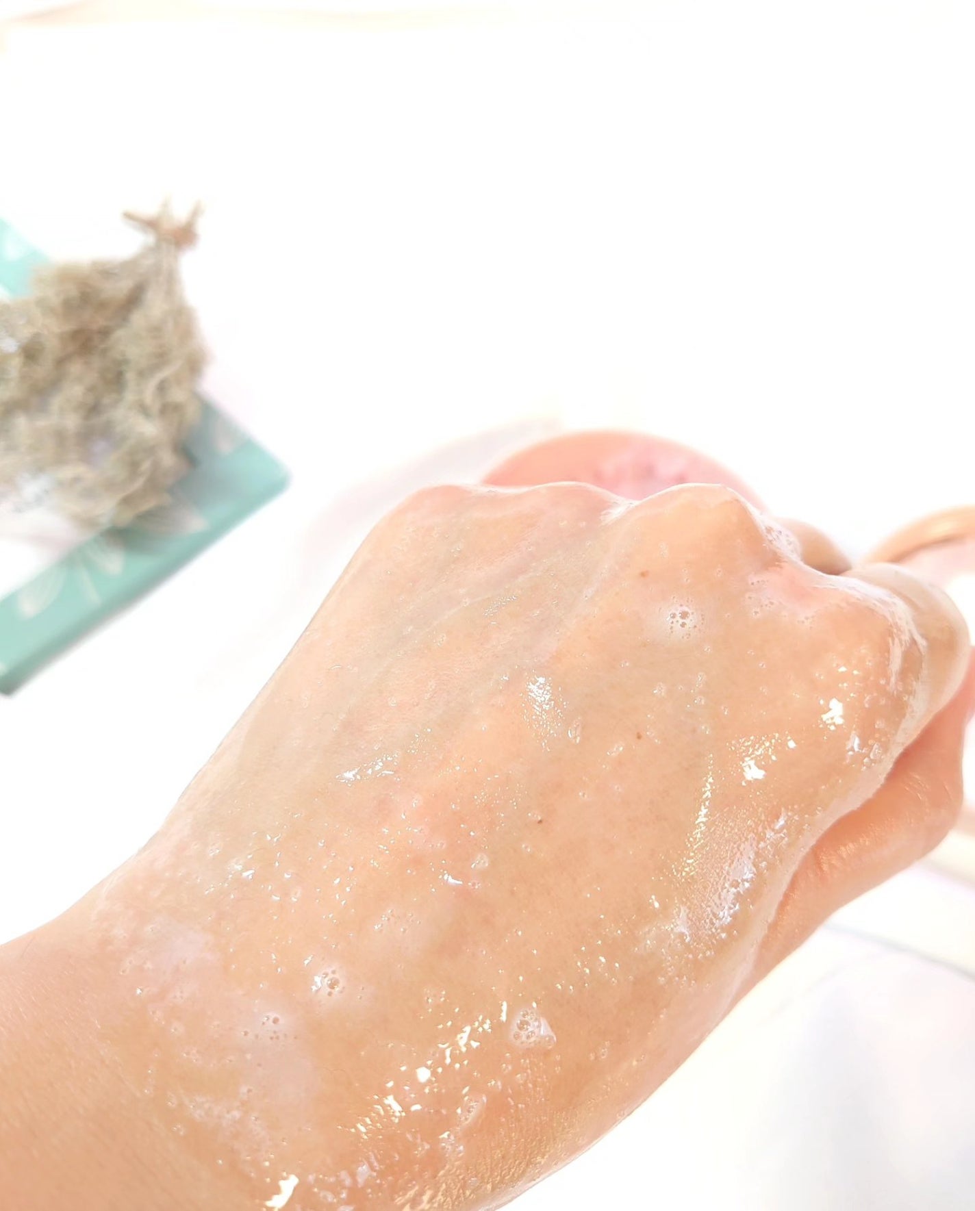 Q+Me スウィート ボム タラソ スクラブ/AGARISM/バスト・ヒップケアを使ったクチコミ(7枚目)