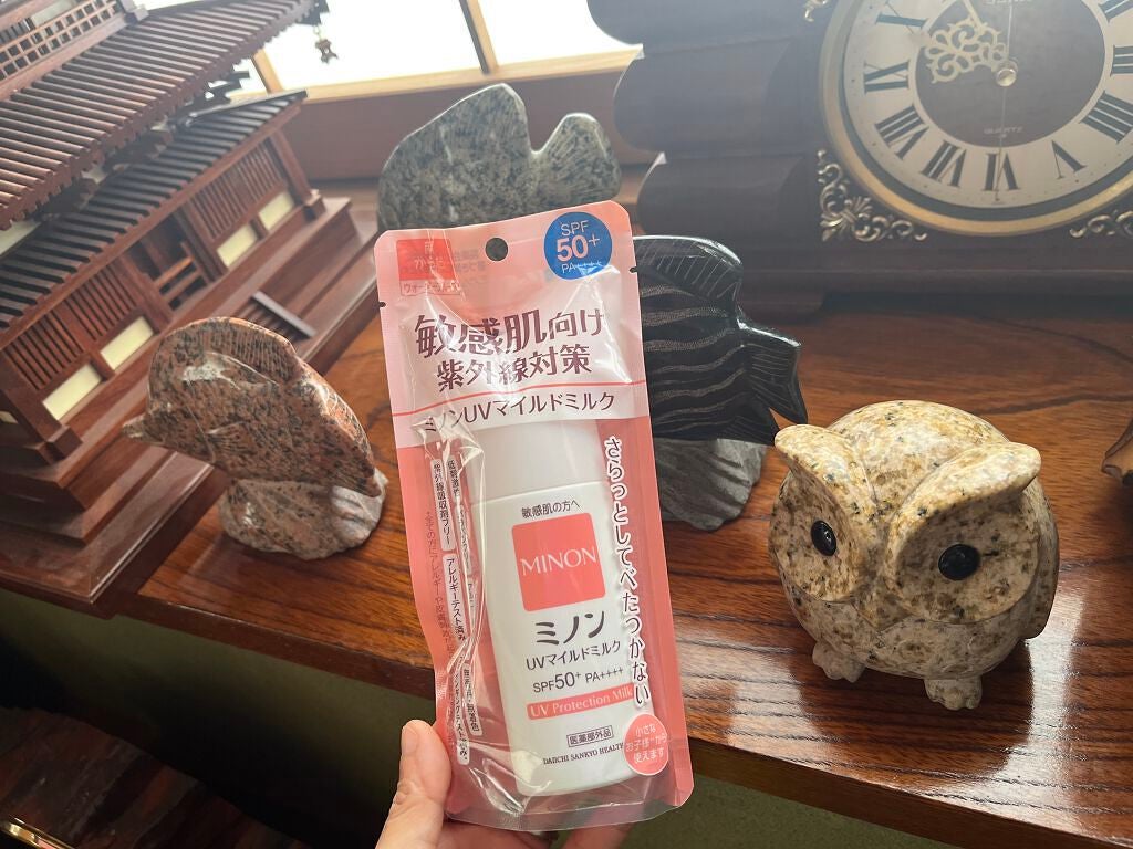 ミノンUVマイルドミルク/ミノン/日焼け止めミルクを使ったクチコミ(1枚目)