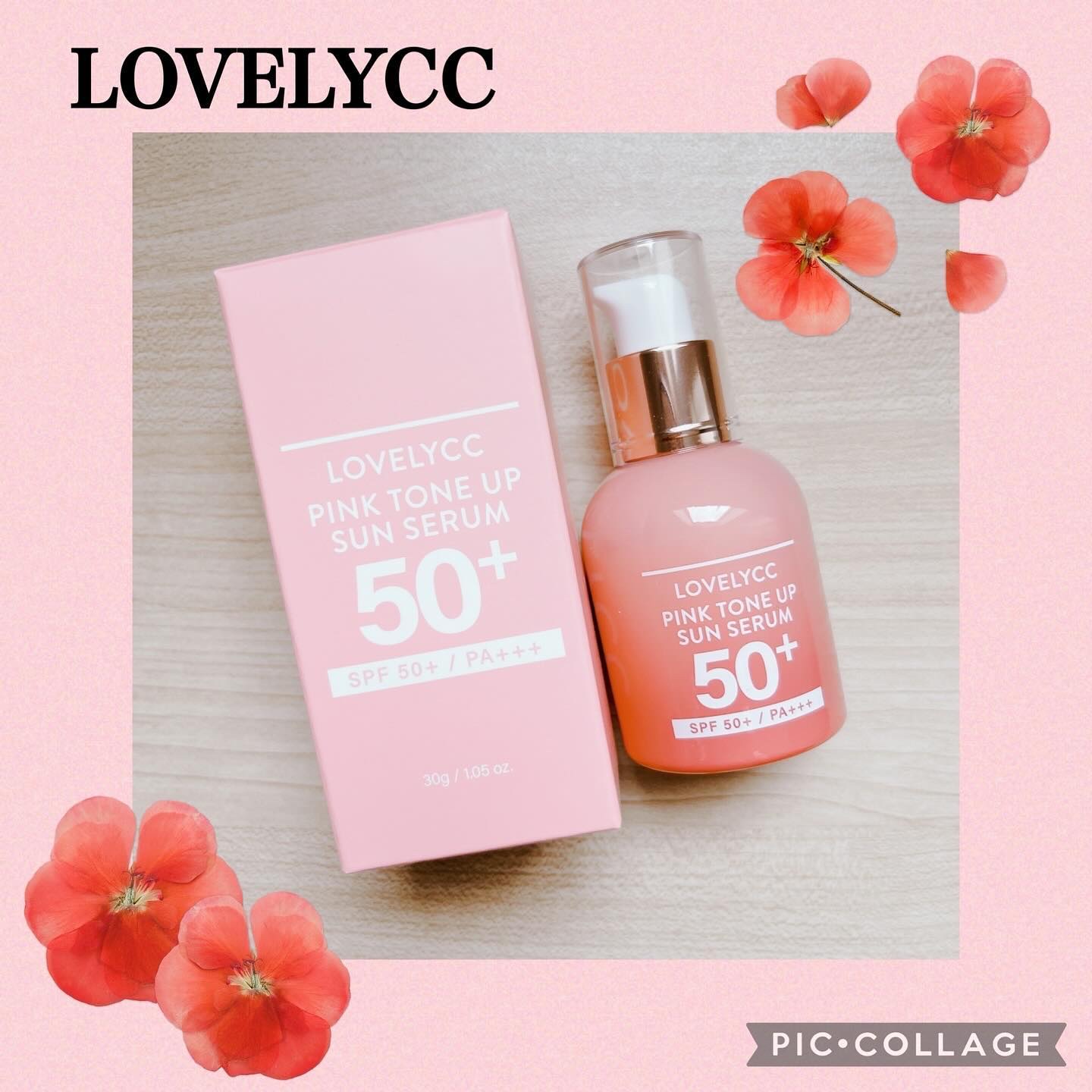 ピンクトーンアップサンセラム/LOVELYCC/化粧下地を使ったクチコミ（1枚目）