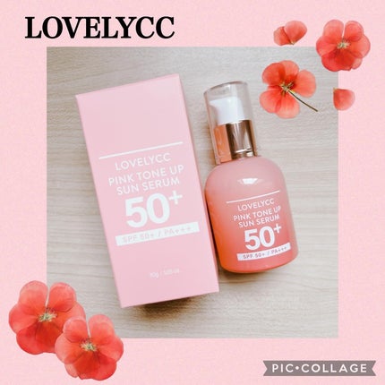 ピンクトーンアップサンセラム/LOVELYCC/化粧下地を使ったクチコミ(1枚目)